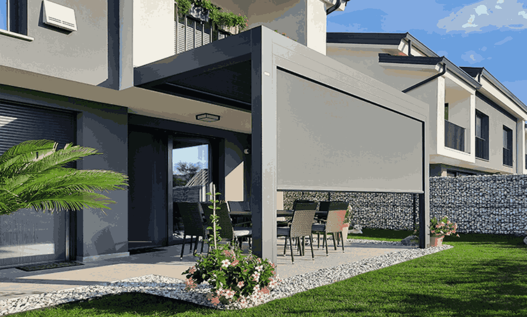 Vorhangs mit Reißverschluss